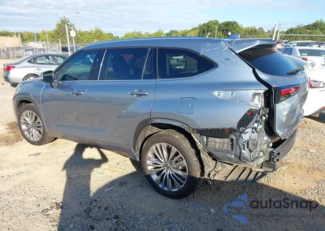 2022 Toyota Highlander Platinum from USA, damaged, VIN 5TDFZRAH9NS104497